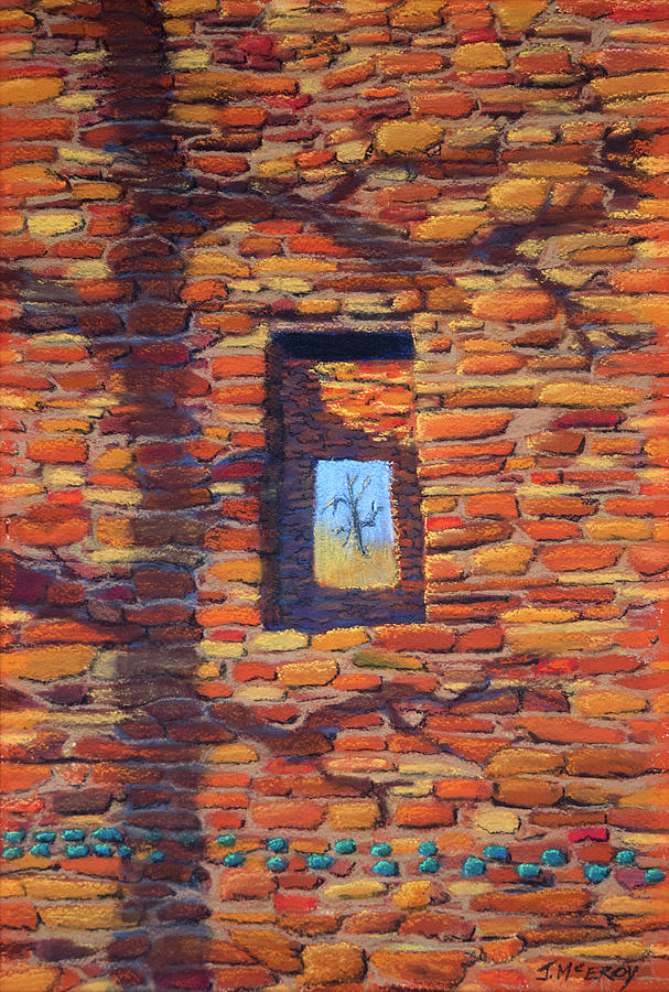 Anasazi Painting - Aztec Vista by Jerry McElroy