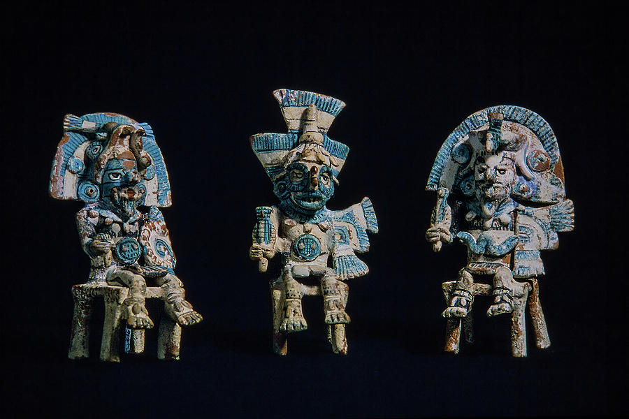 Aztec Warriors Miniatures MNA Photograph by Agustin Uzarraga