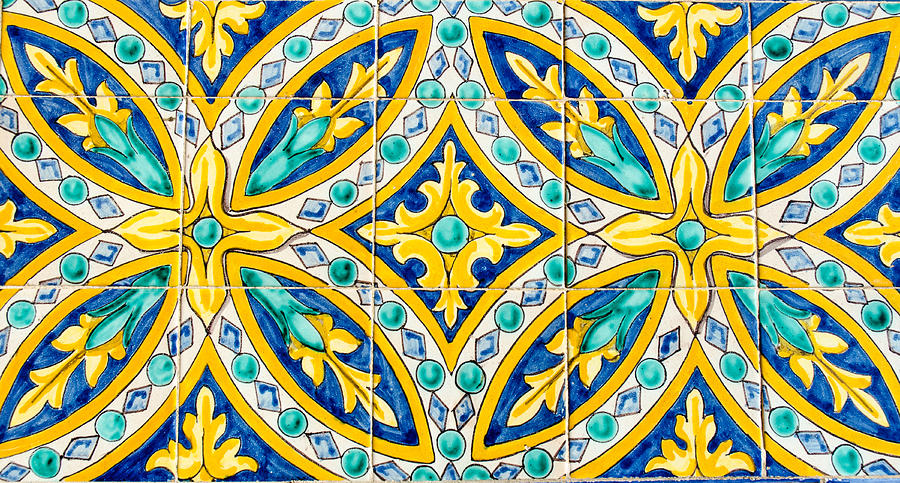 Azulejo - Floral Decoration Photograph