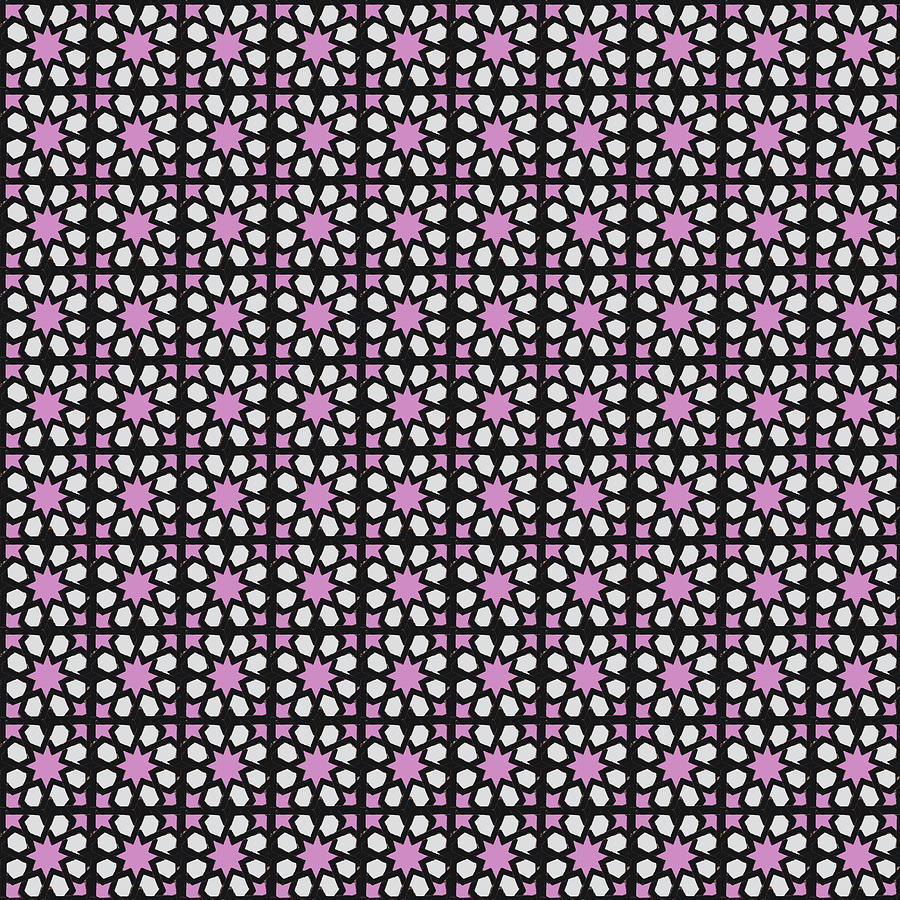 Azulejos Magic Pattern - 03 Mixed Media by AM FineArtPrints