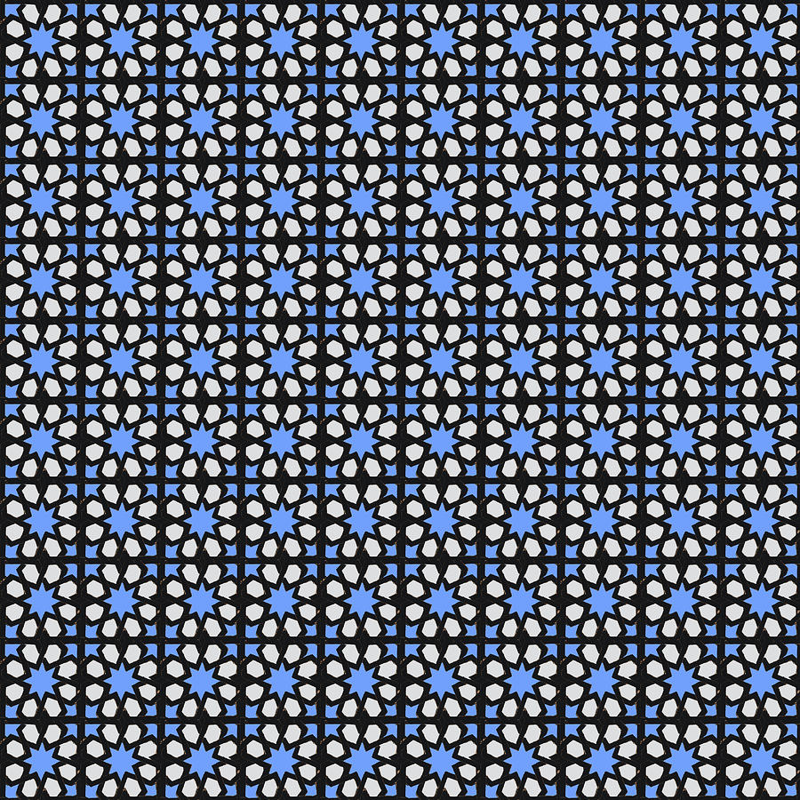 Azulejos Magic Pattern - 05 Mixed Media by AM FineArtPrints