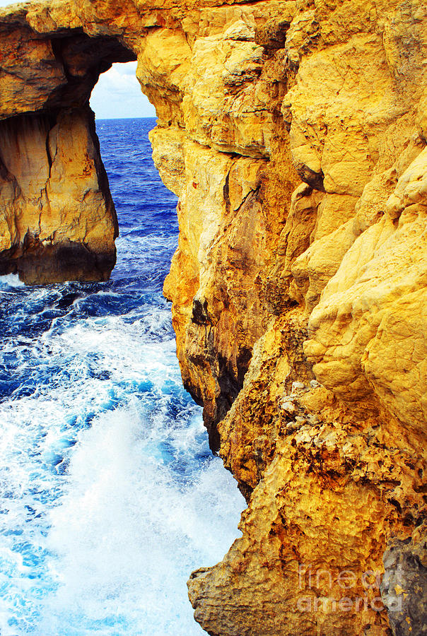 Azure Window Gozo  Malta Photograph by Thomas R Fletcher