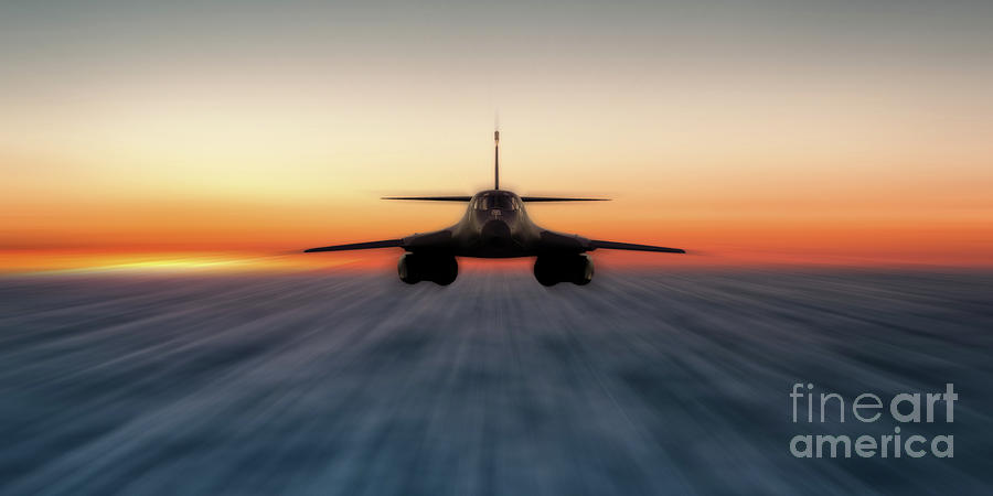 B-1 Air Strike Digital Art by Airpower Art