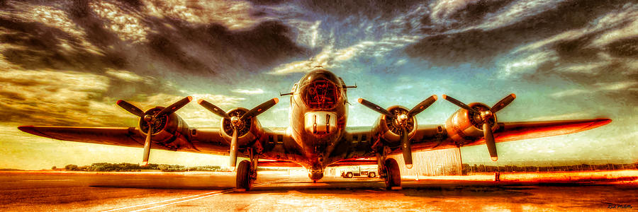 Transportation Photograph - B-17 Aluminum Overcast  by Rod Melotte