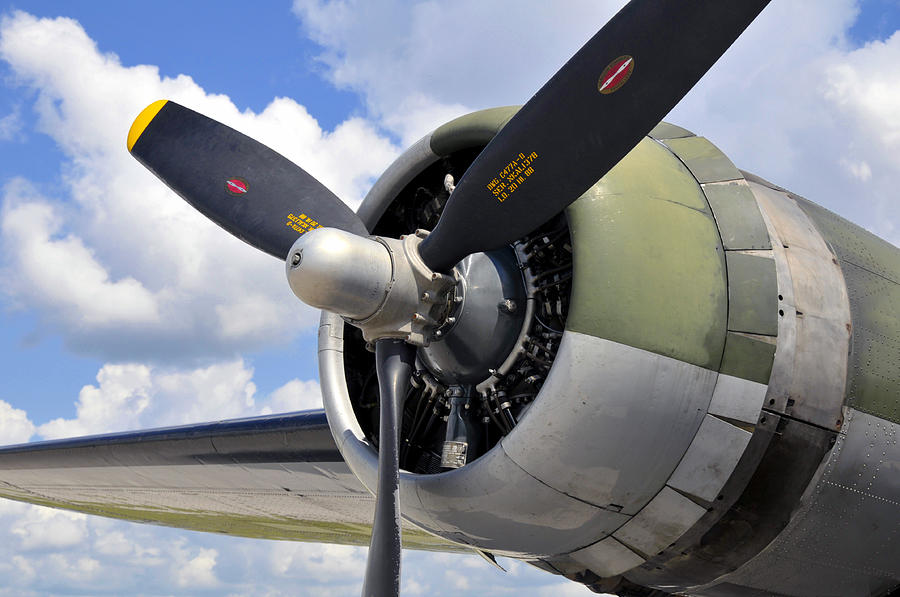 B 17 Engine Work A Photograph By David Lee Thompson - Fine Art America