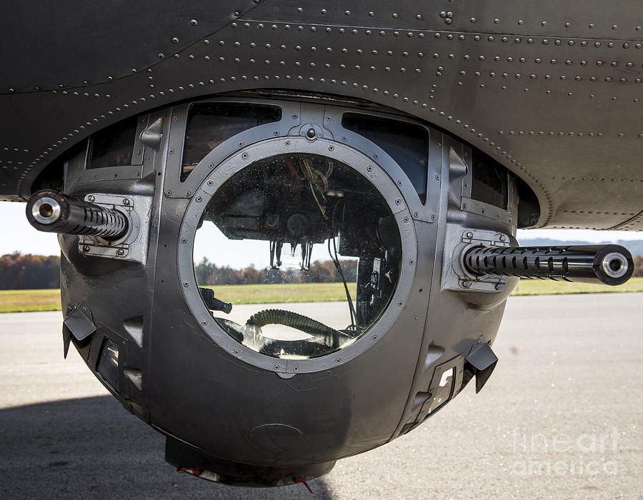 B-17 Flying Fortress Sperry Ventral Ball Turret Photograph by David Oppenheimer