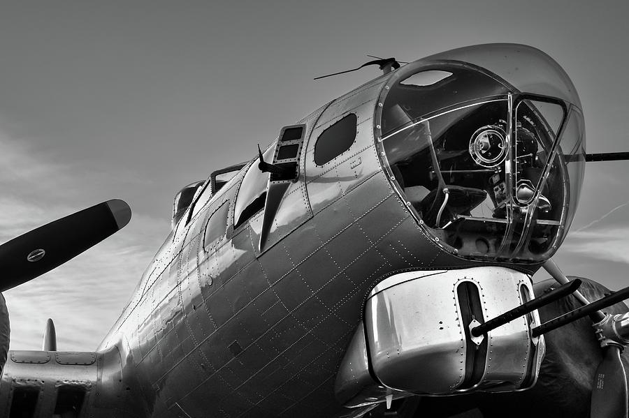 B-17 Nose Photograph by Chris Buff