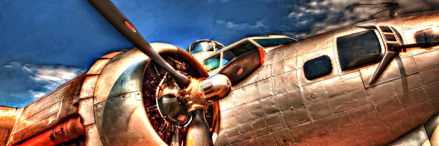 Impressionism Photograph - B-17 Skin by Rod Melotte