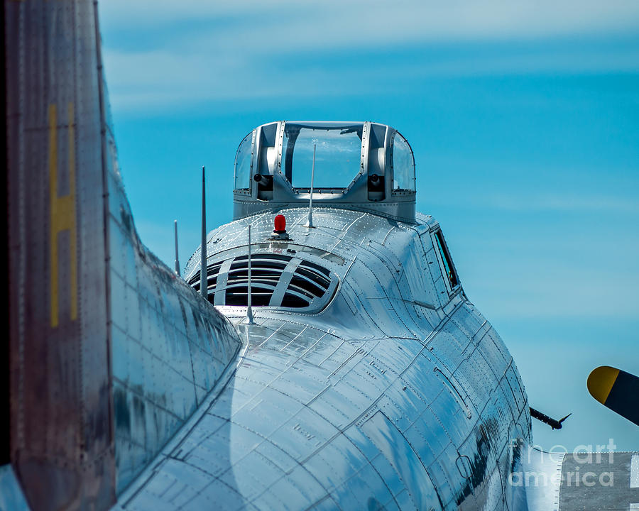 Airplane Photograph - B 17 Spine by Stephen Whalen