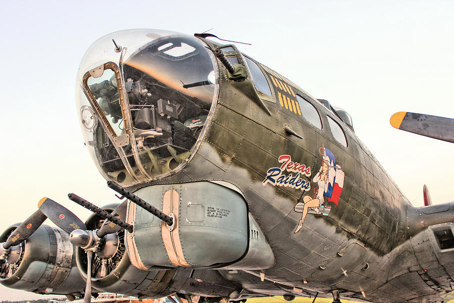 Airplane Photograph - B-17 Texas Raiders by Michael Daniels Airplane Photograph - B-17 Texas Raiders by Michael Daniels