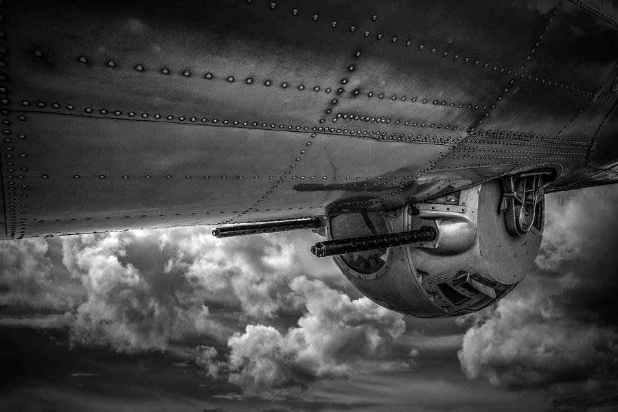 Airplane Photograph - B17 Turret #1 by Mike Burgquist