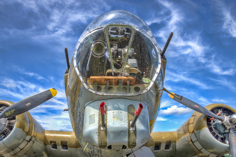 B 17 Up Close Photograph by Gary Slawsky
