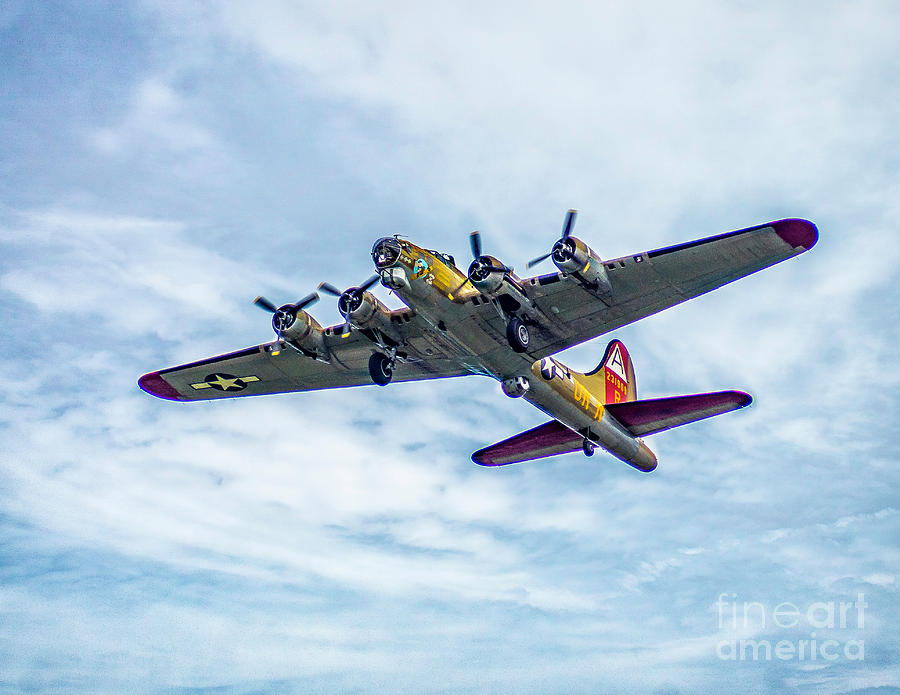 B-17G Flying Fortress in Flight  Photograph by Nick Zelinsky Jr