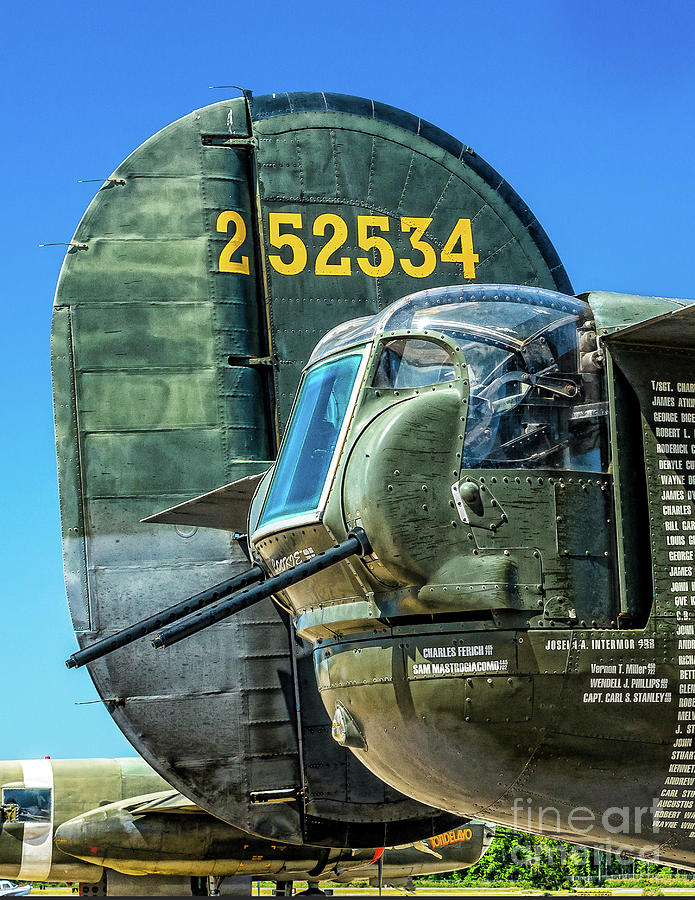 B-24 Tail Gun  Photograph by Nick Zelinsky Jr
