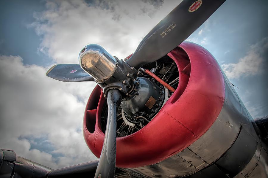 B-24J Liberator Engine II Photograph by Kristia Adams