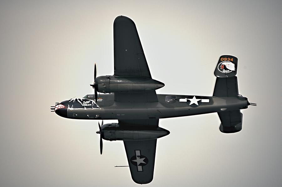 B-25 Fly By Photograph