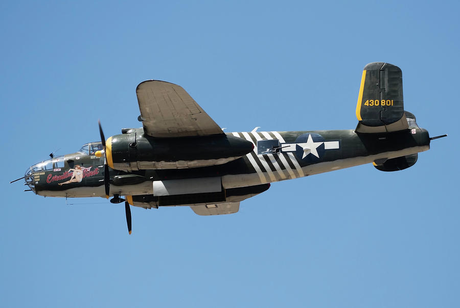 B-25 Flyby Photograph by Joe  Palermo