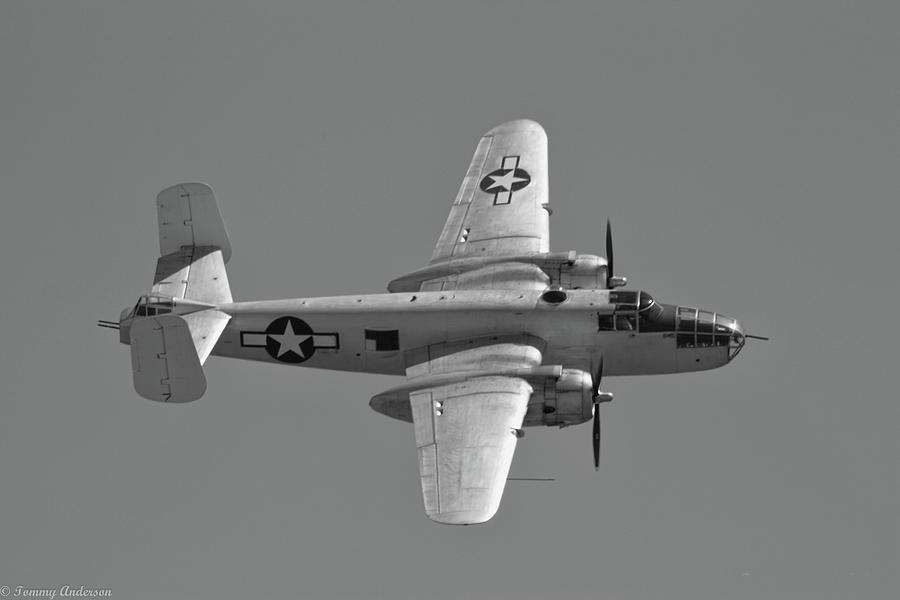 B-25 Flyby Photograph by Tommy Anderson