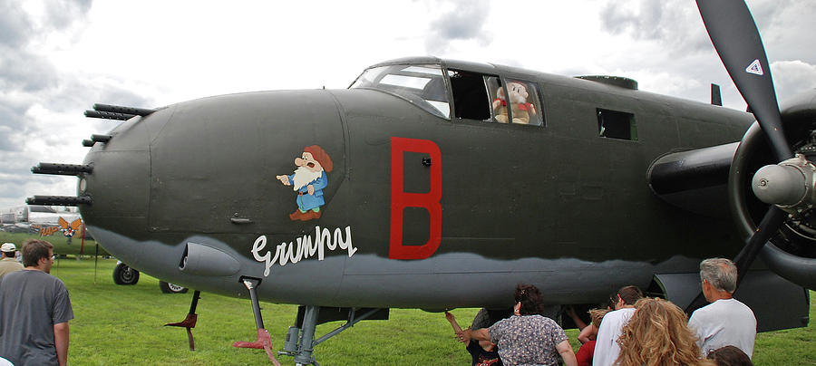 B-25 Grumpy Photograph by Guy Whiteley