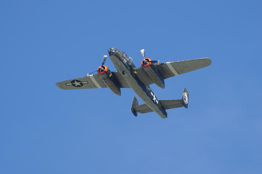 B-25 Mitchell Bomber Photograph by Alan Hutchins
