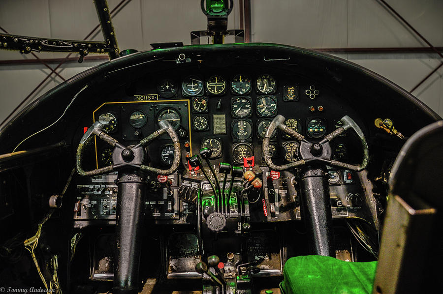 B-25 Mitchell Cockpit Photograph by Tommy Anderson