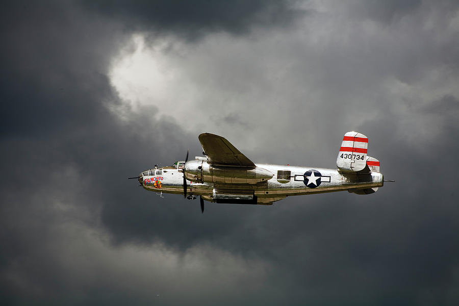 B-25 Mitchell, Panchito Photograph By Bruce Beck - Fine Art America