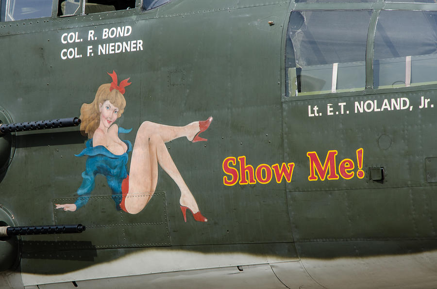 B - 25 Plane Art Photograph by Susan McMenamin