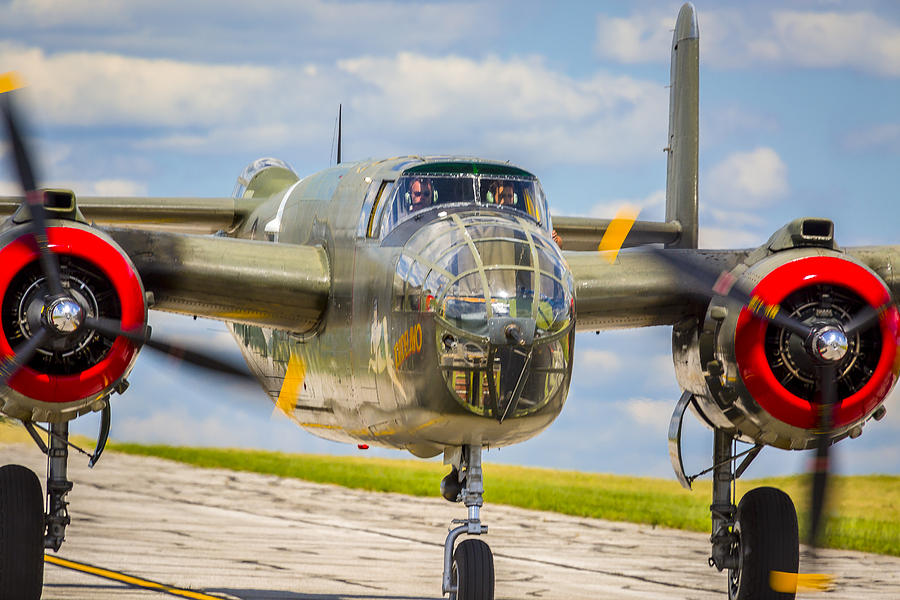 B-25 TONDELAYO Entering MAPS Photograph by Jack R Perry