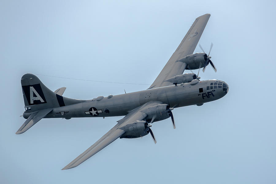 Airshows Photograph - B-29 Superfortress FIFI by Bill Lindsay