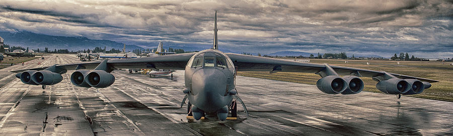 Airplane Photograph - B-52 by Jim Hatch