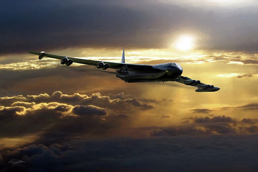 B-52 The Power Of Zeus Digital Art by Peter Chilelli