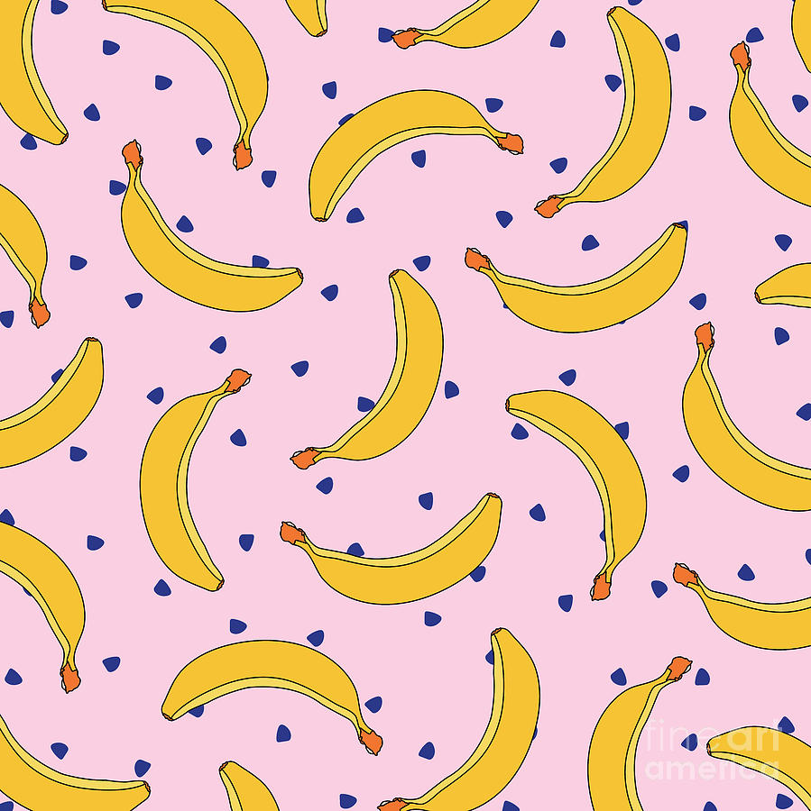 Banana Digital Art - B-a-n-a-n-a-s by Elizabeth Tuck