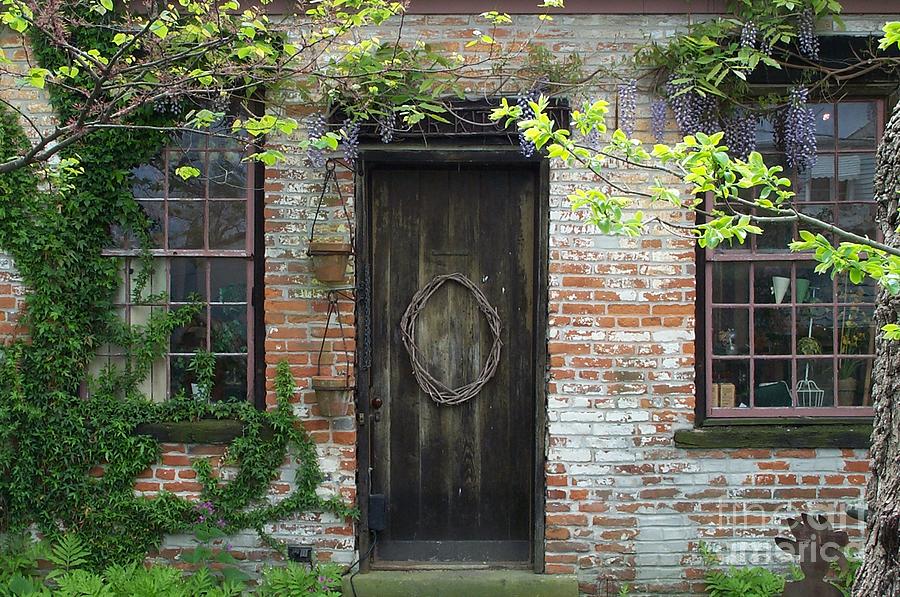 B and B Door Photograph by Carol Sweetwood