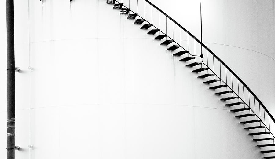 B and W Stairs Photograph by Stewart Helberg
