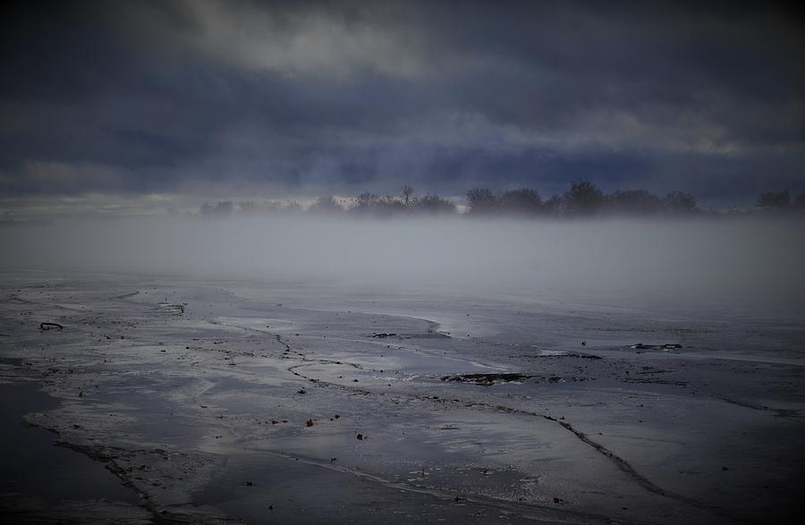 Foggy Potomac Photograph by Mark Mitchell