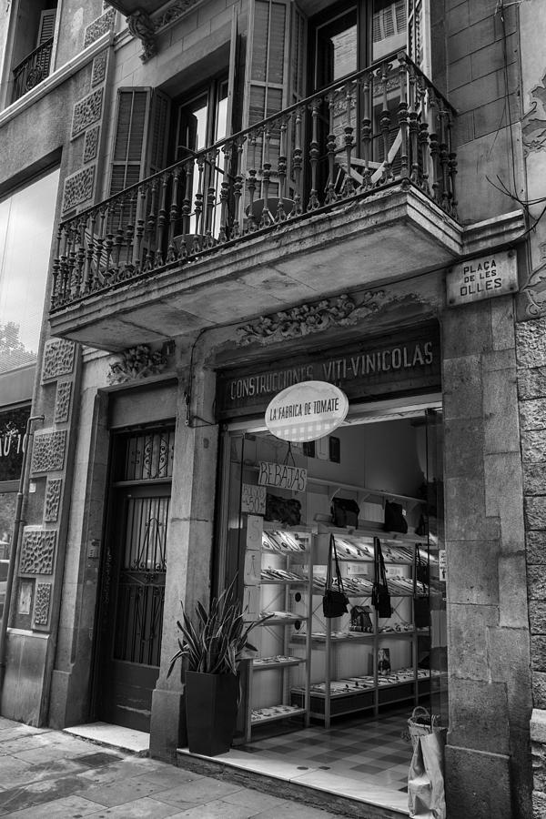 A Shop Front in Barcelona Photograph by Georgia Clare
