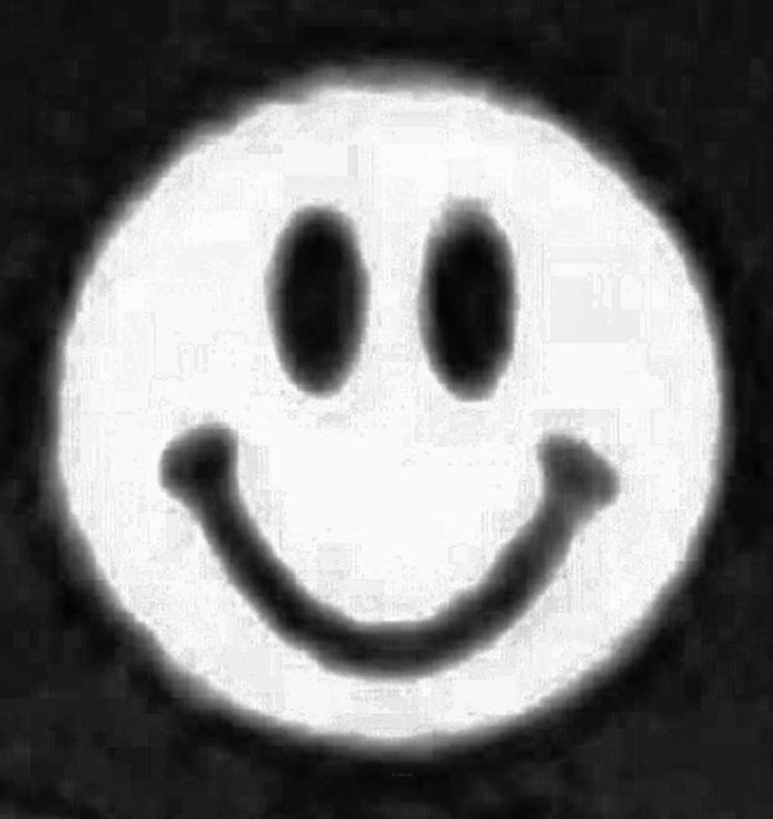 B W Smiley Photograph by Rob Hans