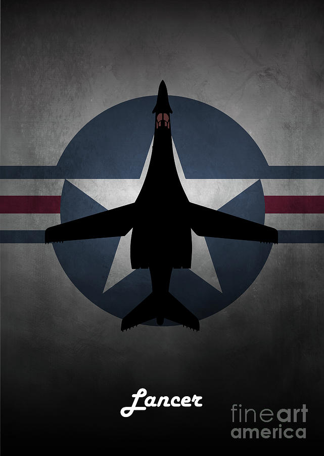 B1 Lancer USAF Digital Art by Airpower Art