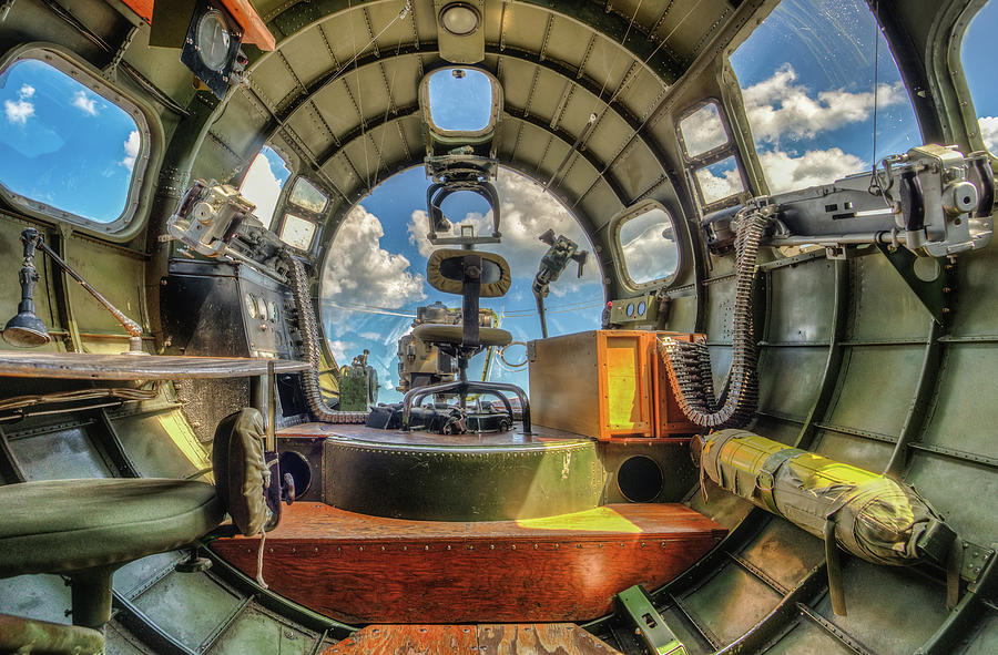 B17 Nose Section Interior Photograph by Gary Slawsky