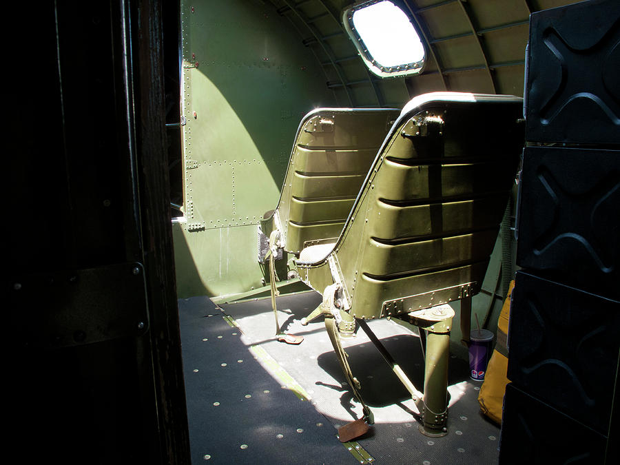 B17 Remain Seated Until the Light Goes Off Photograph by Larry Darnell