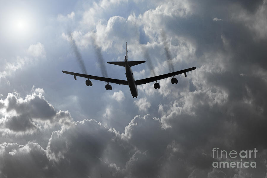 B52 Bomber Mission Digital Art by Airpower Art