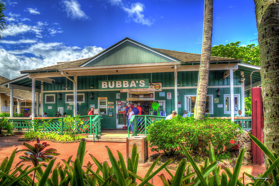 Bubbas Burgers Poipu Kauai Collection Art Photograph by Reid Callaway