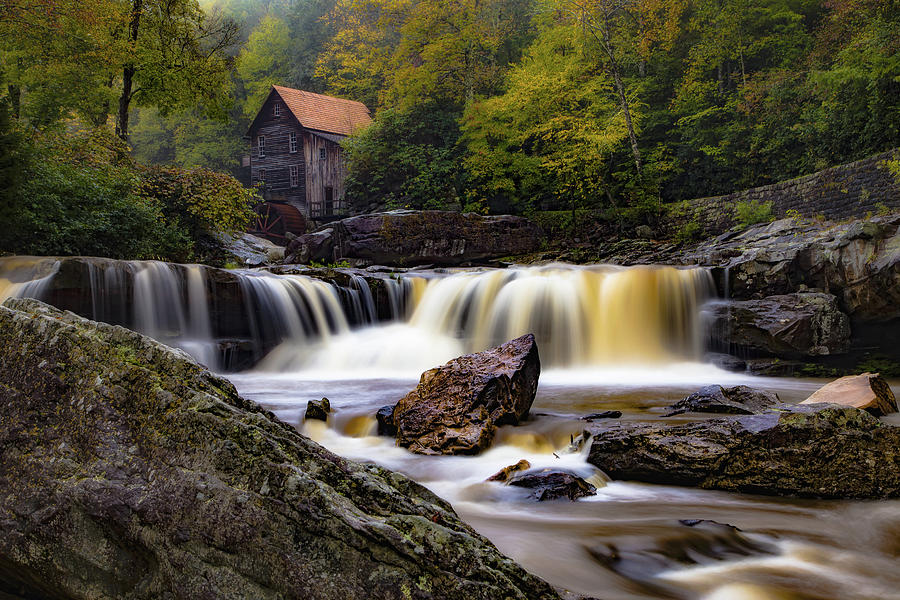 Babcock State Park Grist Mill Photograph by C  Renee Martin