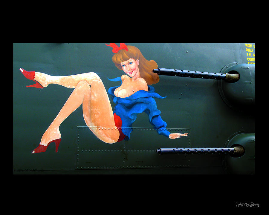 Babe on WWII Bomber the SHOW ME Photograph by Kathy Barney