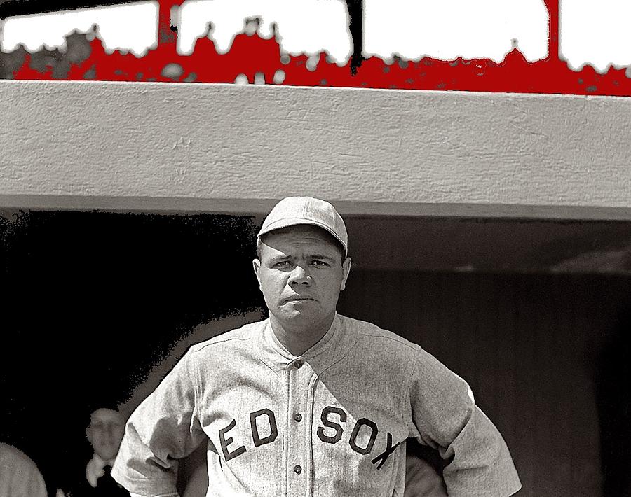 Babe Ruth as Boston Red Sox player circa 1918 Photograph by David Lee Guss