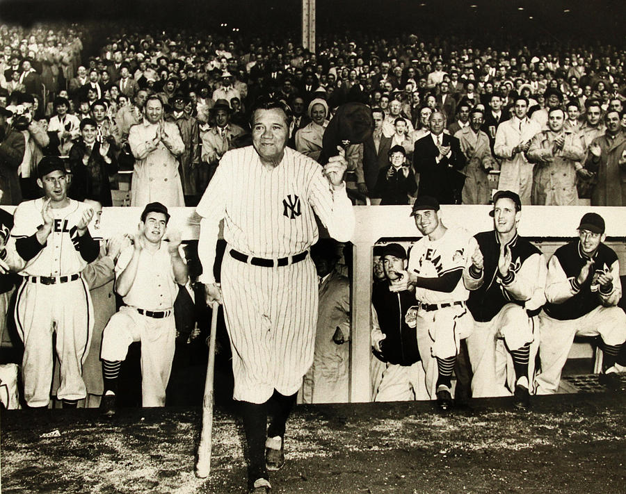 Babe Ruth Day June 13, 1948 at Yankee Stadium Photograph by Doc Braham