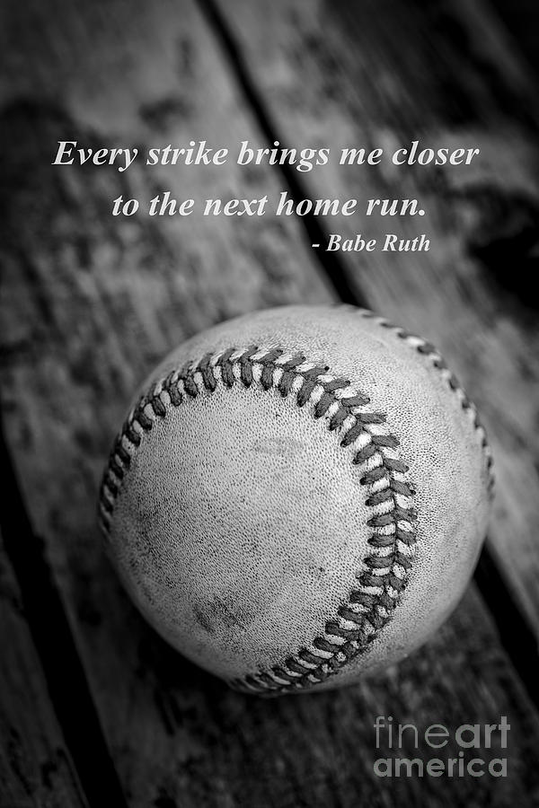 hjælp i går Korrupt Babe Ruth Baseball Quote by Edward Fielding
