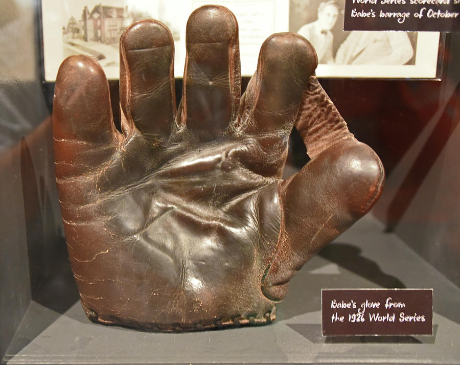 Babe Ruths Glove Photograph by Mike Martin