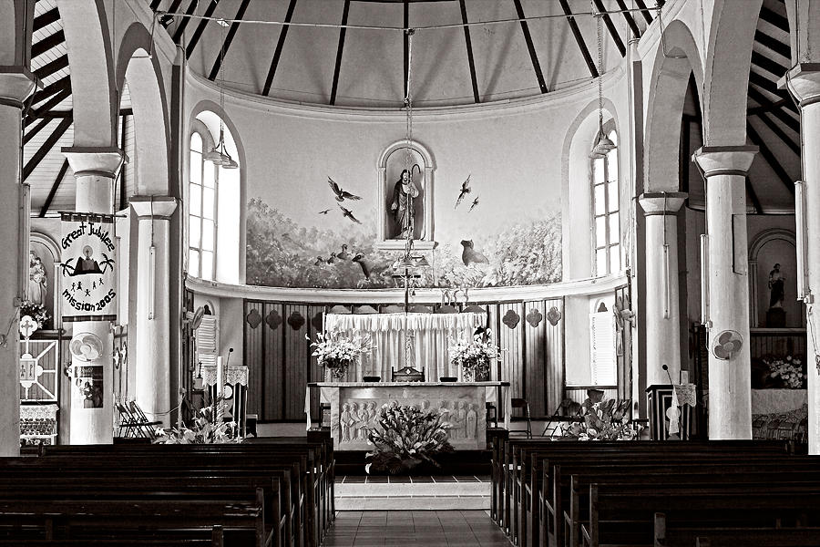 Babonneau Church-St Lucia Photograph by Chester Williams