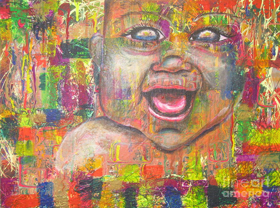 Baby - 1 Painting by Jacqueline Athmann